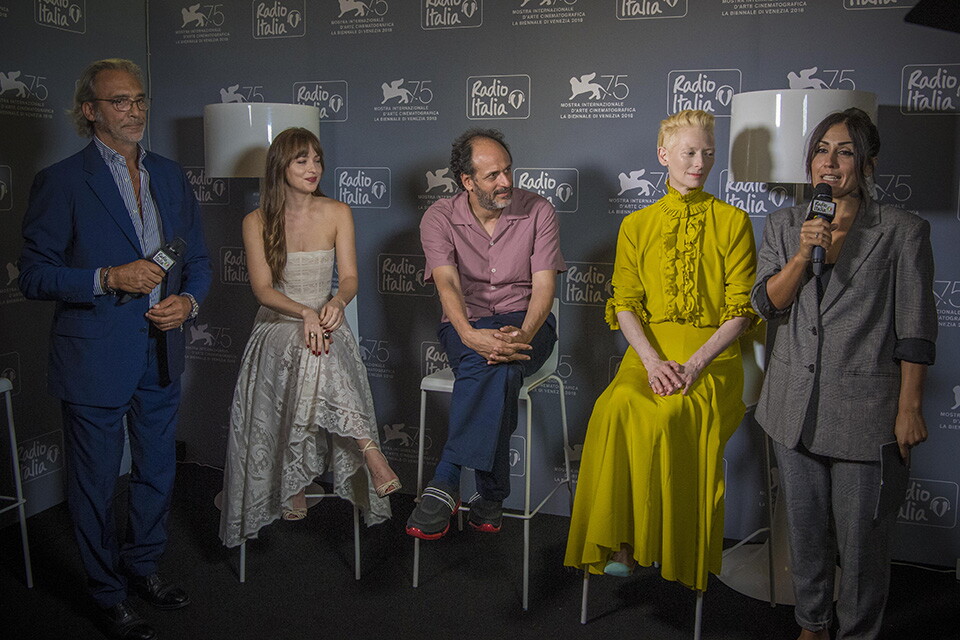 IL CAST DI SUSPIRIA  - 75 MOSTRA INTERNAZIONALE D'ARTE CINEMATOGRAFICA DI VENEZIA