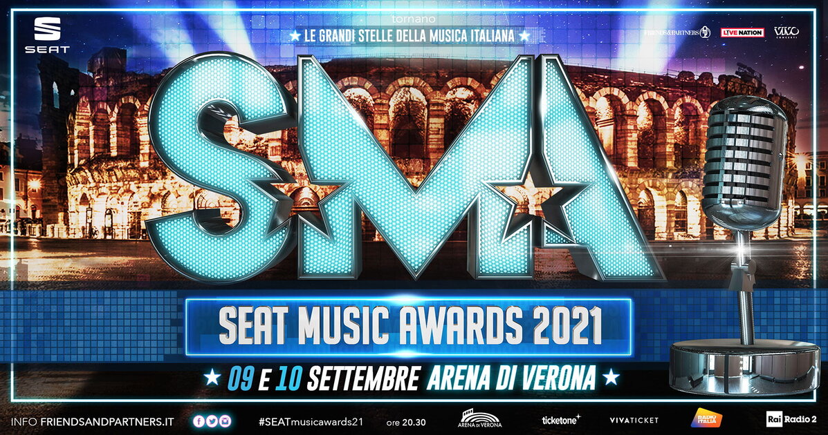 Seat Music Awards 2021 Scaletta 10 Settembre