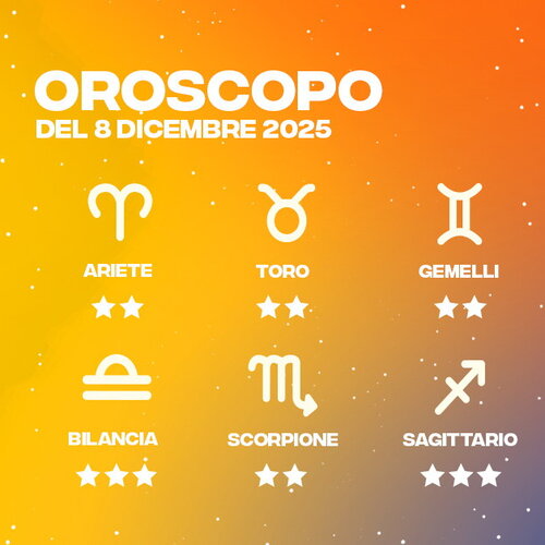 Oroscopo del 08/12/2025