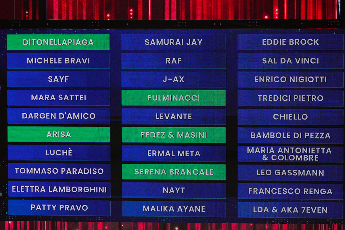 LA PRIMA SERATA SANREMO 2026