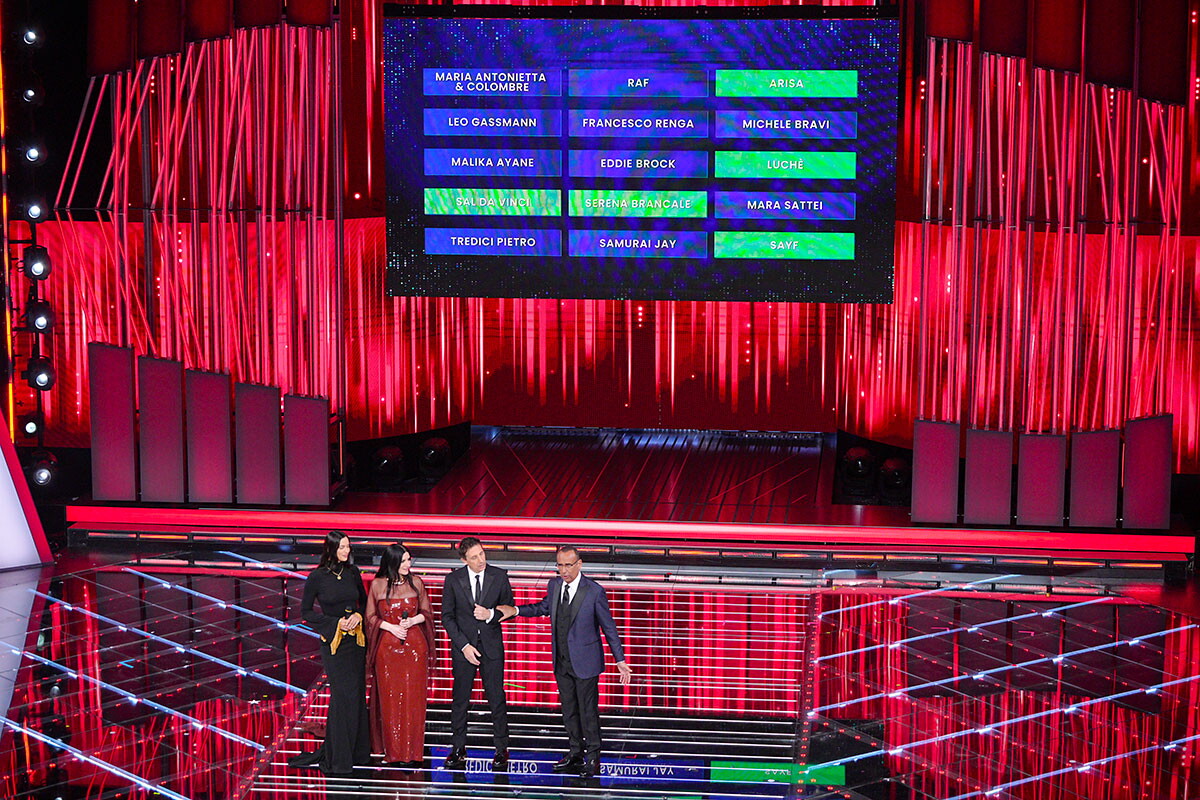 LA TERZA SERATA SANREMO 2026